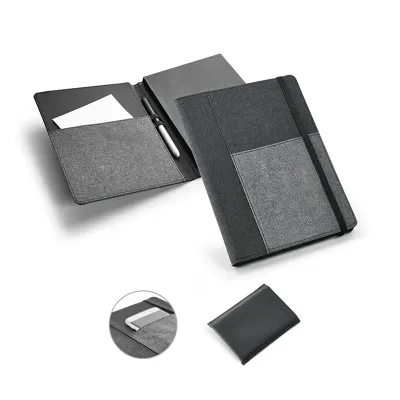 Capa de Tecido c Caderno a5 Removivel Lnr93734