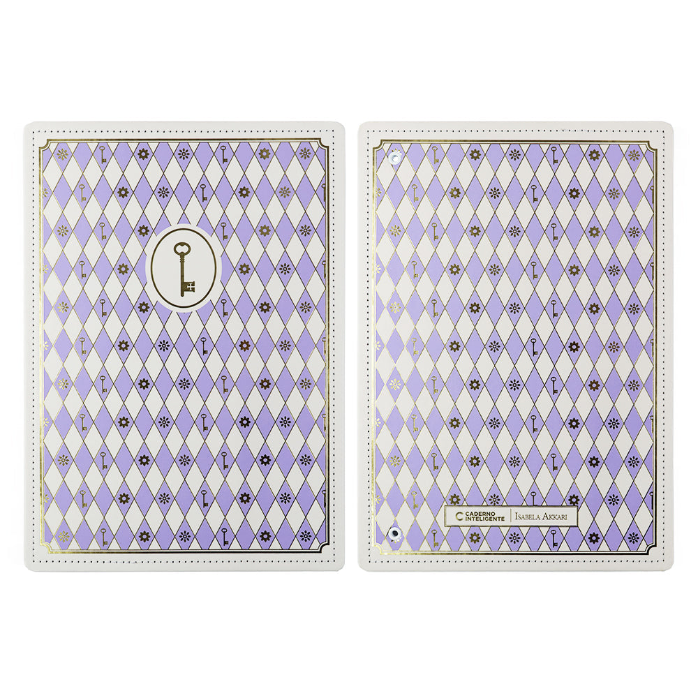 Capa e contracapa Purple Key by Isabela Akkari