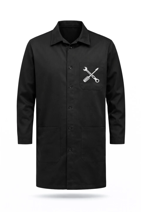 CAPA JALECO GUARDA PÓ MANGA LONGA PERSONALIZADO - UNIFORMES PROFISSIONAIS