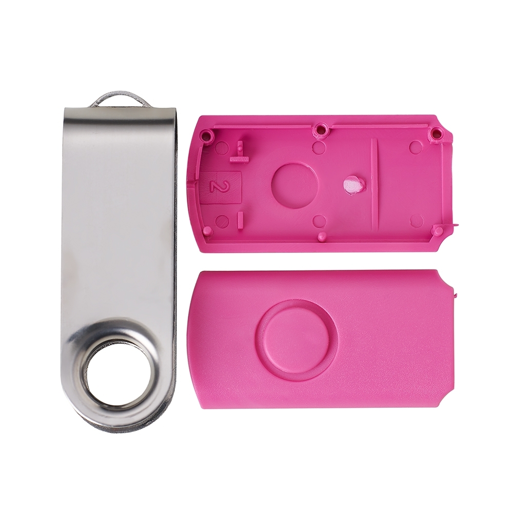 Carcaça Pen Drive Giratório Brilhante Personalizada — foto 5