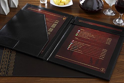 Cardápio em Couro Personalizado — foto 2