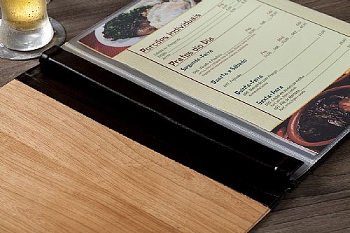 Cardápio de madeira personalizado — foto 2