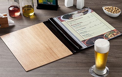 Cardápio de madeira personalizado — foto 3