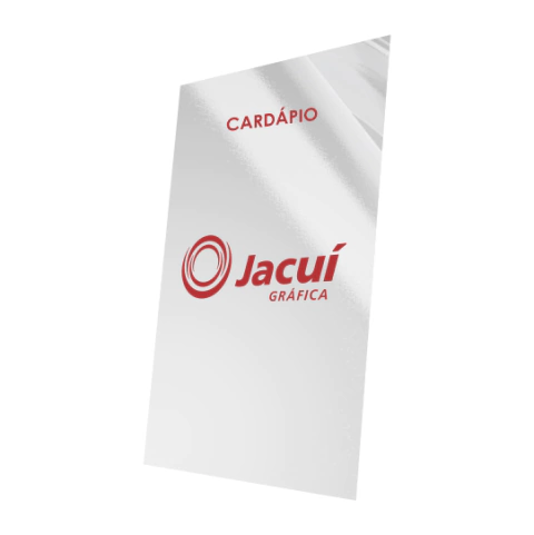 Cardápio PVC 4x0