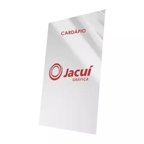 Cardápio PVC 4x4