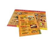 Cardápios 4 Páginas com Dobra Couchê 275g