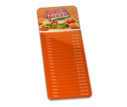 Cardápios Plastificados Plástico Compacto 0,5mm