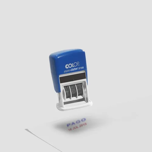 Carimbo Colop Mini Datador S160