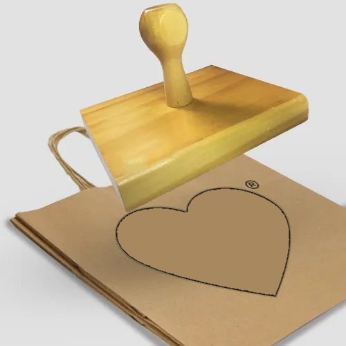 Carimbo para Sacola Kraft - 15x13 cm
