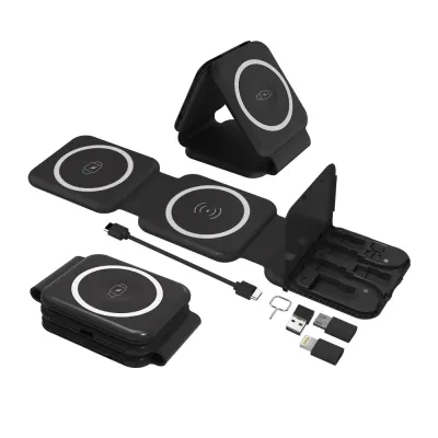 Carregador Duplo Sem Fio Para Smartwatch Cel