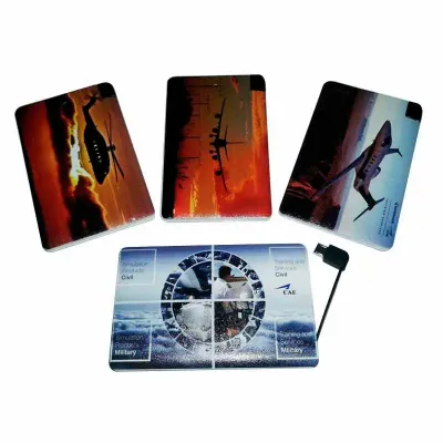 Carregador Portatil Power Bank Ultrafino Com Uma Bateria Interna