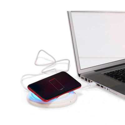 Carregador Retrátil Indução com Luminária Personalizado