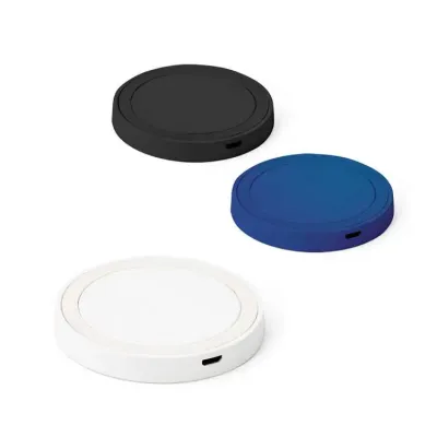 Carregador Wireless Rapido em Abs e Silicone