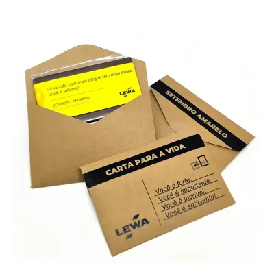 Carta Chocolate Setembro Amarelo