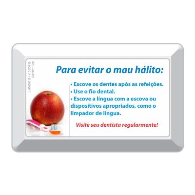 Cartao Com Fio Dental Brinde Personalizado