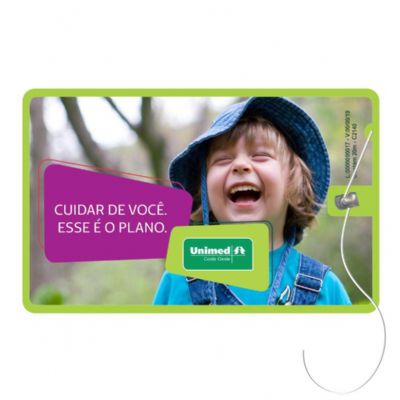 Cartão com fio dental com sabor de menta personalizado