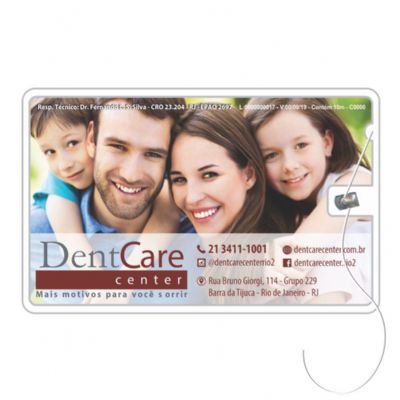 Cartao Com Fio Dental Dentcare 10 Metros
