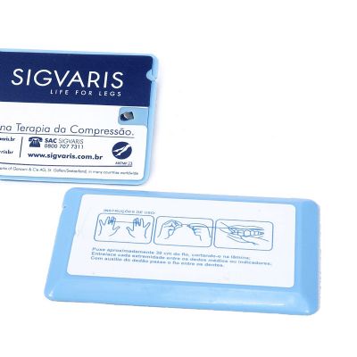 Cartao Com Fio Dental Sigvaris Verso Impresso