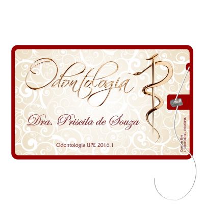 Cartao de Formatura Com Fio Dental 4 Cores