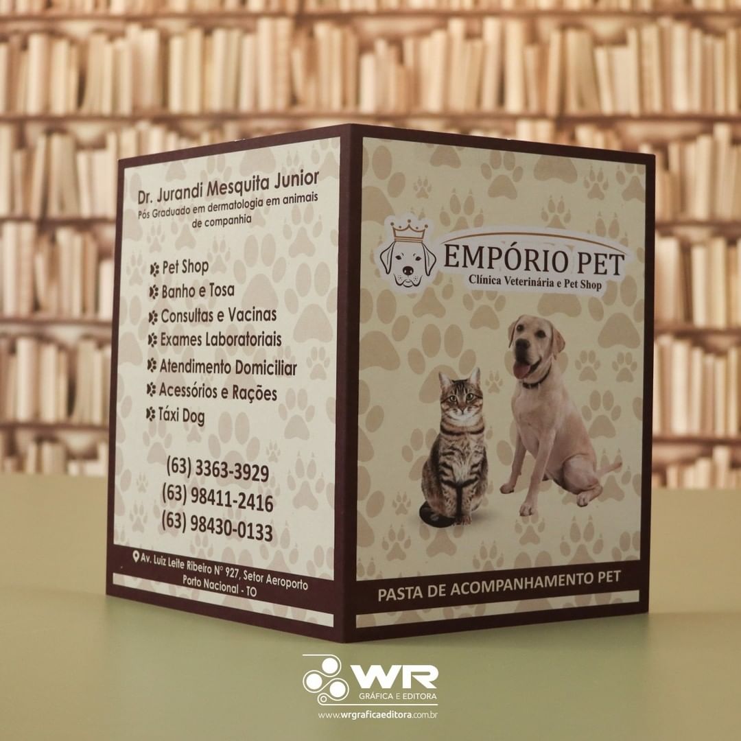 Cartão de Vacina Pet - WR Grafica