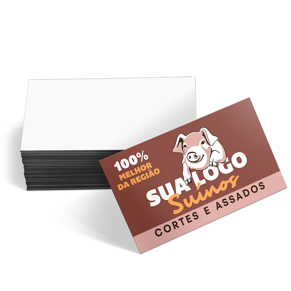 Cartão de Visita 300g 4x0 - 3.000 unidades