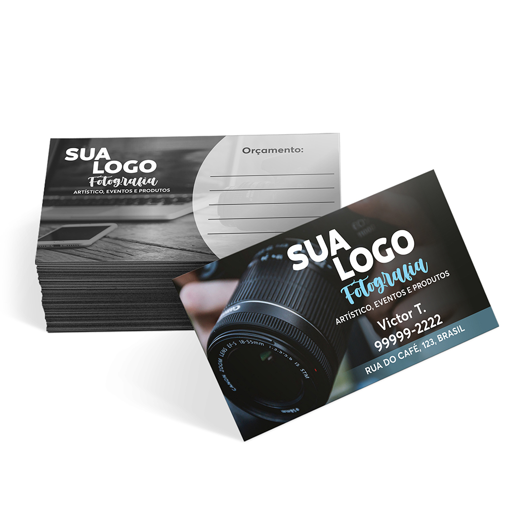 Cartão de Visita 300g 4x1 - 1.000 unidades