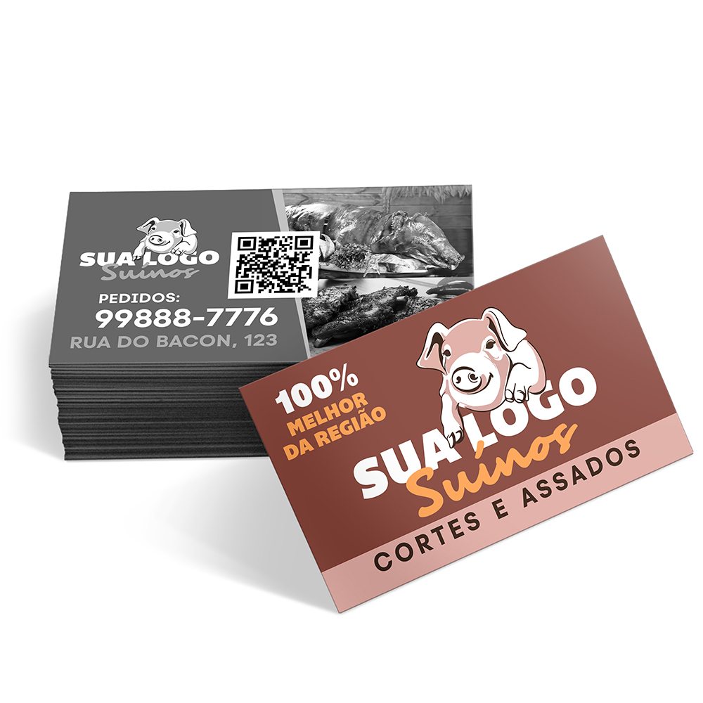 Cartão de Visita 300g 4x1 - 3.000 unidades