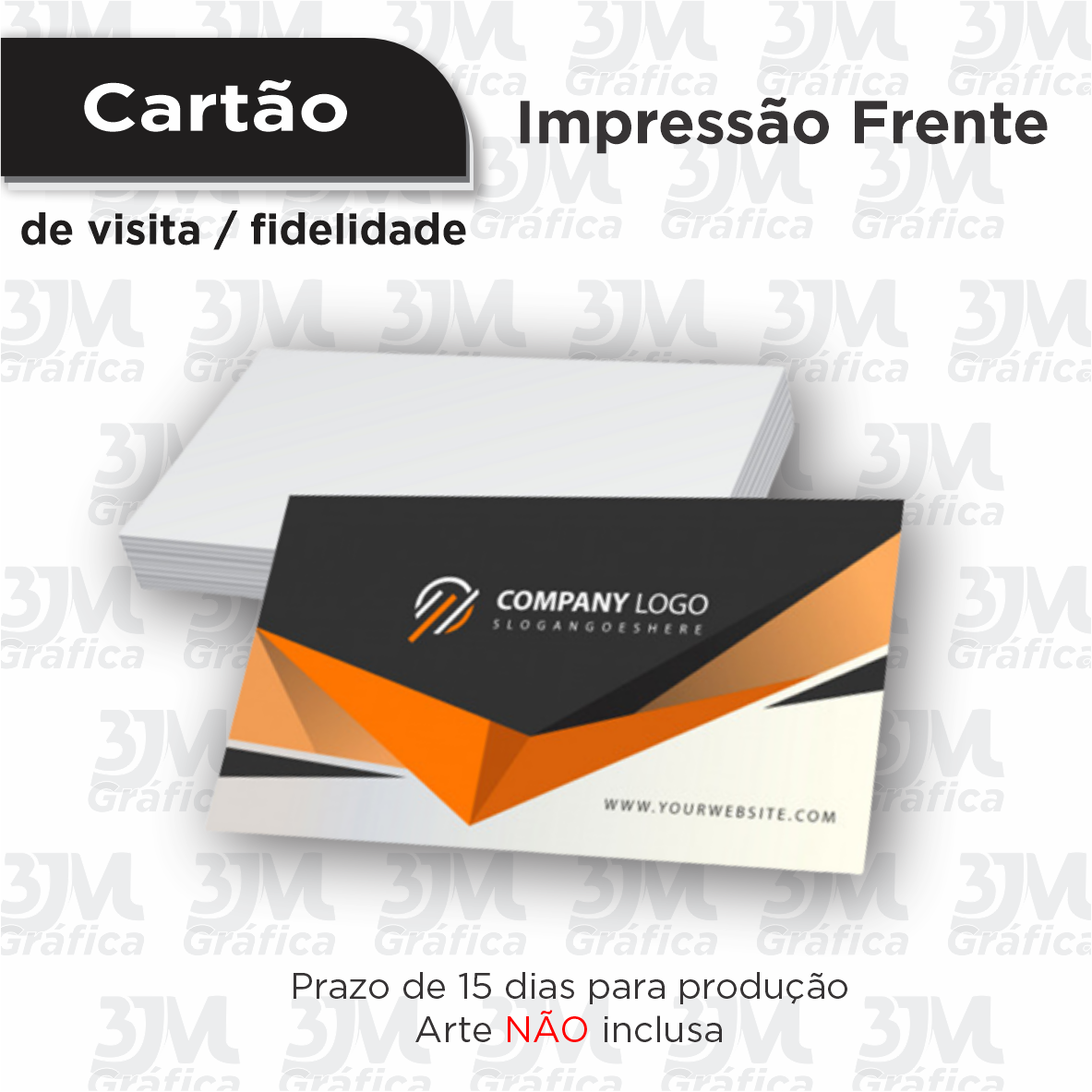 Cartão de visita 4x0