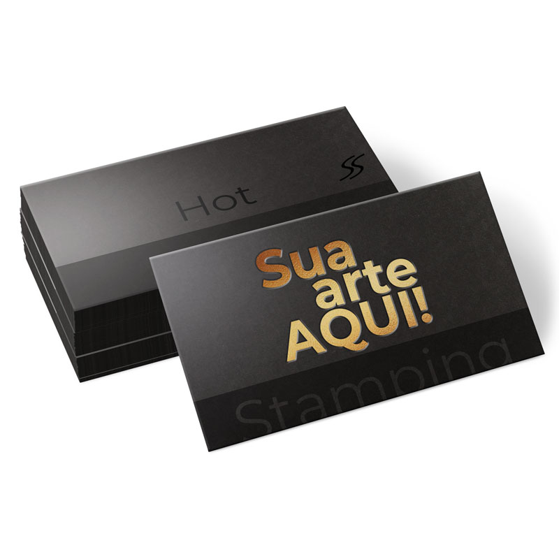 Cartão de Visita Hot Stamping