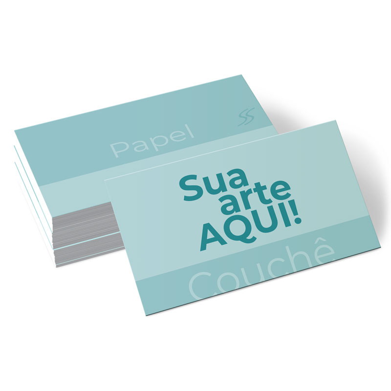 Cartão de Visita Papel Couchê