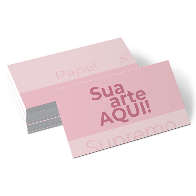 Cartão de Visita Papel Supremo