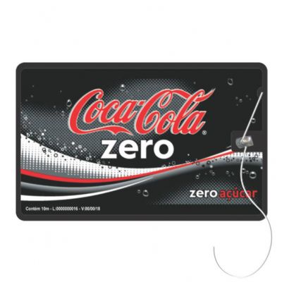 Cartao em ps Com Fio Dental de Menta