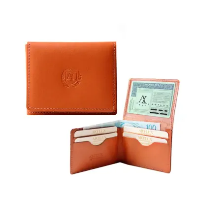 Carteira Slim 100 Couro