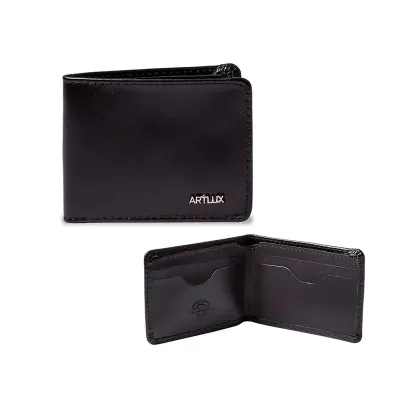 Carteira Slim Anti Furto Rfid de Couro