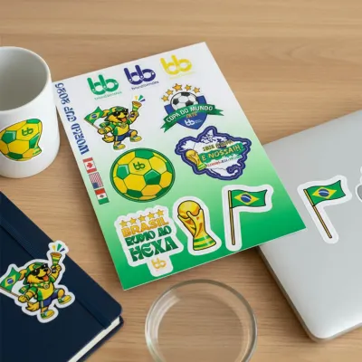Cartela adesiva tamanho A5