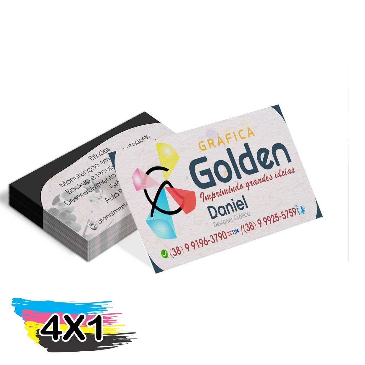 Cartões de Visitas Pero Plus 300g