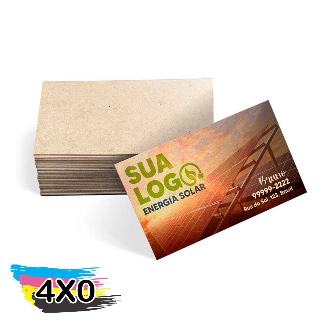 Cartões de Visitas Reciclato 250 Gramas