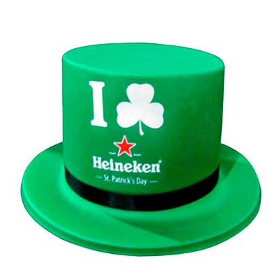 Cartola modelo Saint Patrick´s.