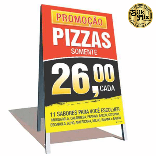Cavalete 60x100cm Lona Digital - Personalizado