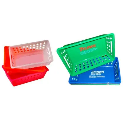 Cesta Plastica em Varias Cores Personalizada