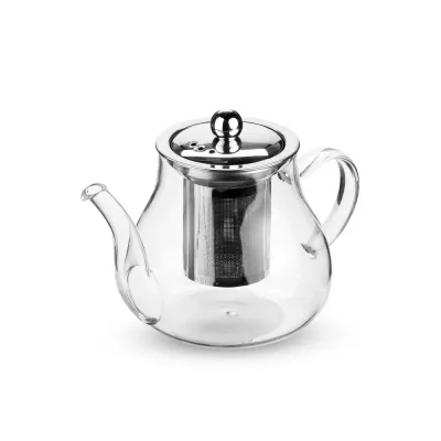 Chaleira em vidro borossilicato de 600ml