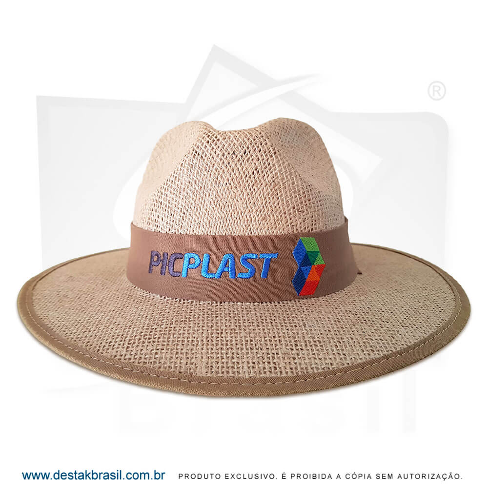 Chapéu Agro Personalizado - Juta com Forro