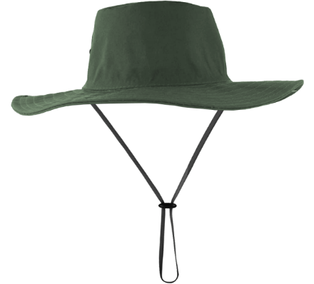 Chapéu Australiano Brim Verde Musgo