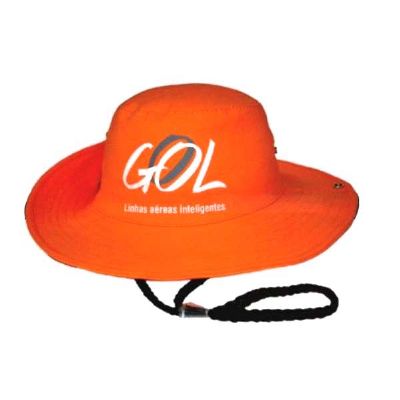 Chapéu australiano na cor laranja