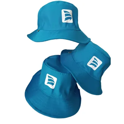 Chapéu bucket azul