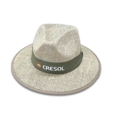 Chapeu de Palha Com Faixa Personalizada