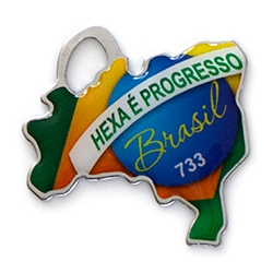 Chav. Chapinha Metálica COD 733 - Brindes Caxias