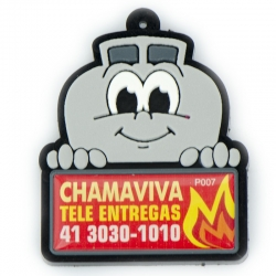 Chav. Emborrachados Colors P007 - Brindes Caxias