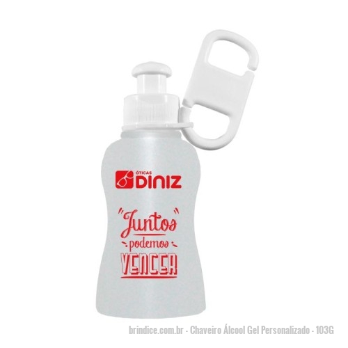 Chaveiro Alcool Gel Personalizado