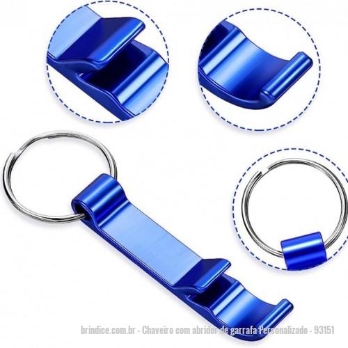 Chaveiro Com Abridor De Garrafa Personalizado